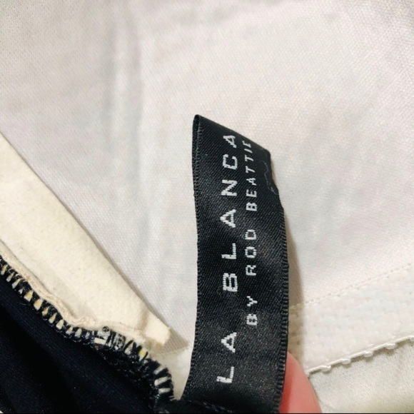 La Blanca Cheetah Print Bandeau One Piece Swimsuit Size 8 Beach Wear Swimwear - Picture 5 of 8